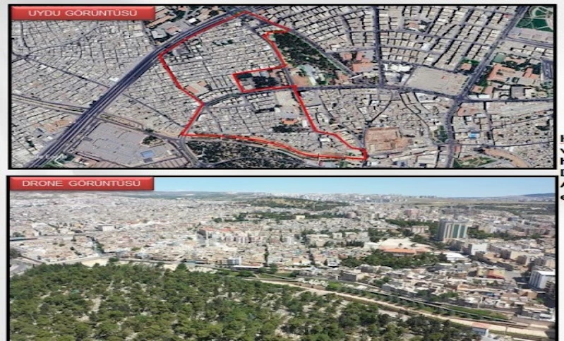 ŞEHİTLİK, HIZMALI VE ATATÜRK MAHALLESİ KENTSEL DÖNÜŞÜM VE GELİŞİM PROJE ALANI 2. ETAP;  21,10 Hektar