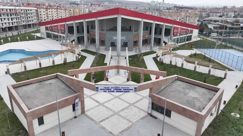 BAŞKENTE YENİ BİR SPOR TESİSİ SİNCAN ATATÜRK YÜZME HAVUZU VE SPOR KOMPLEKSİ AÇILIŞA GÜN SAYIYOR