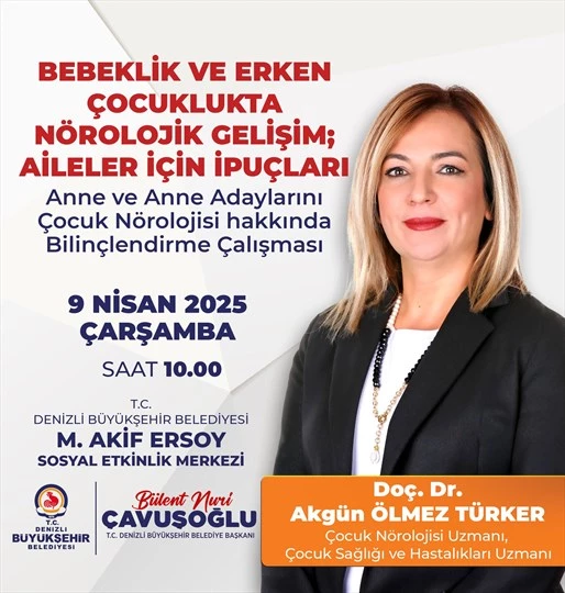 Büyükşehir’den anneler için “Çocuk Nörolojisi” eğitimi