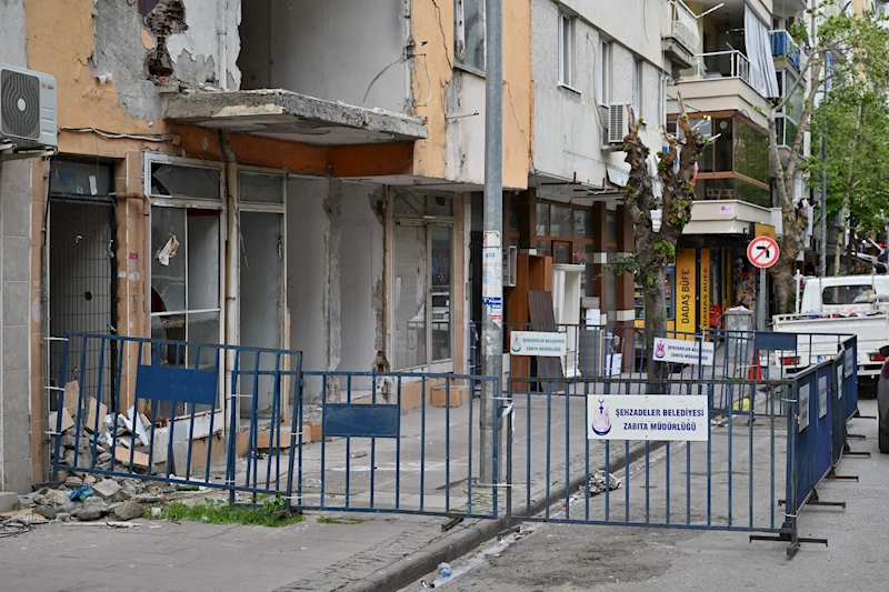 Vatandaşın çağrısı karşılıksız kalmadı riskli bina için harekete geçildi