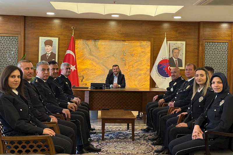 Karabük Emniyeti’nden Başkan Çetinkaya’ya Ziyaret