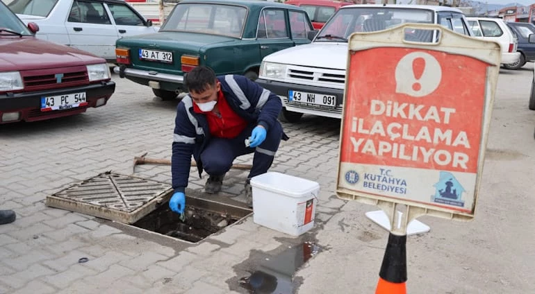 KÜTAHYA BELEDİYEMİZDEN HALK SAĞLIĞINI KORUMAYA YÖNELİK ETKİN ÇALIŞMA