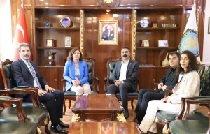 Eş Başkanlar, İlbank Bölge Müdürü’nü ağırladı