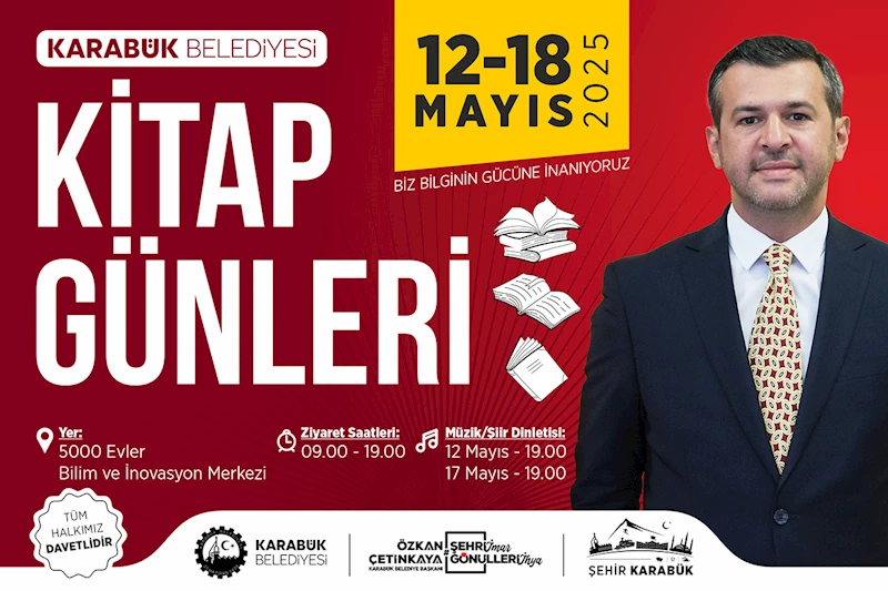 Karabük Belediyesi, Kitap Günleri ile Kapılarını Kitapseverlere Açıyor