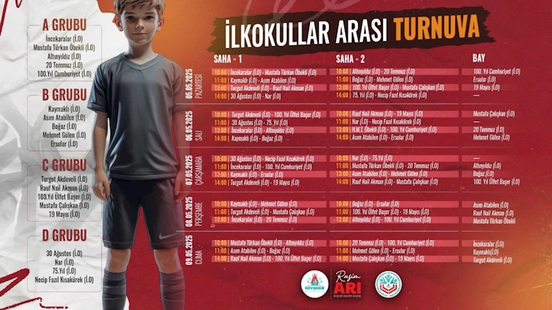 Nevşehir’de İlkokullar Arası Futbol Turnuvası Heyecanı
