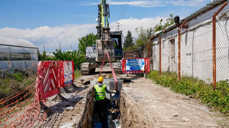 MESKİ, Toroslar, Kazanlı ve Homurlu Mahalleleri Kanalizasyon Hattı Yapım İşine Başladı