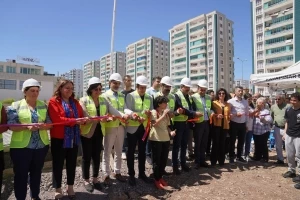 Eş Başkan Hatun, Glutensiz Fırın’ın temel atma törenine katıldı