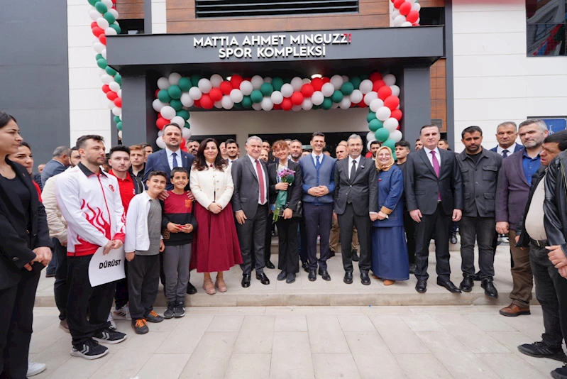 Mattia Ahmet Minguzzi Spor Kompleksi Açıldı