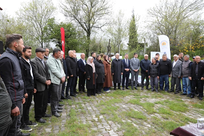BÜYÜKŞEHİR’DEN ÇİLEK ÜRETİCİLERİNE DESTEK