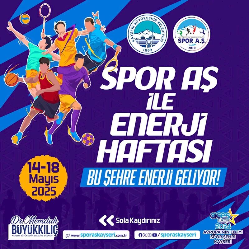 Spor A.Ş.’nin 19 Mayıs’a Özel Enerji Haftası Etkinlikleri Başladı