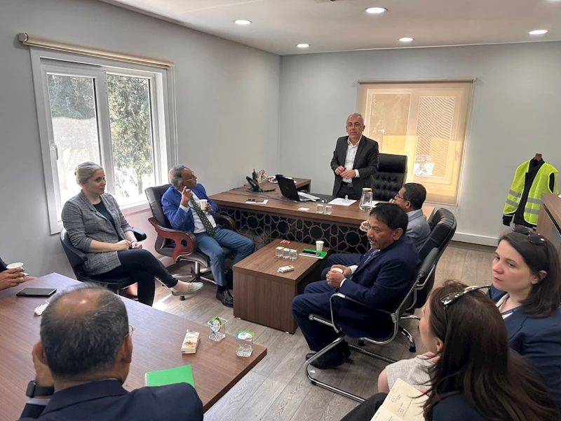 Geri dönüşümün merkezi ESAM, uluslararası heyeti ağırladı