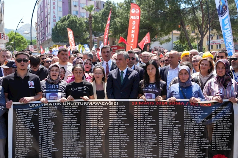 Başkan Zeyrek Soma’da maden şehitleri anma törenine katıldı