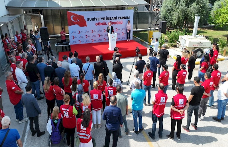 Büyükşehir Belediyesi; Kızılay aracılığıyla Suriye’ye 3 Tır İnsani Yardım Malzemesi Gönderdi