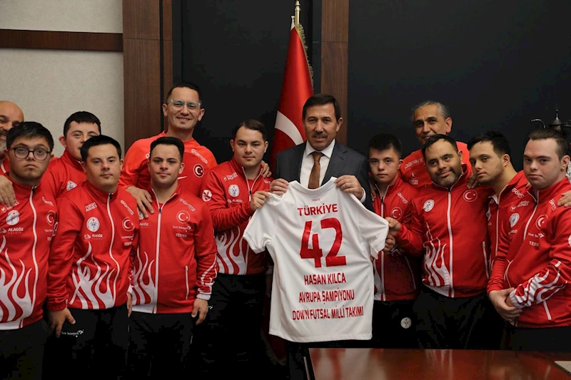 ÖZEL SPORCULARDAN BAŞKAN KILCA’YA ZİYARET