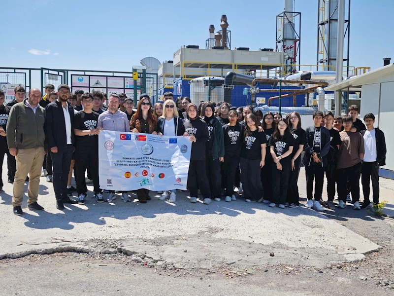 Büyükşehir’in Çevreci Tesisine Liseli Gençlerden Yakın Takip