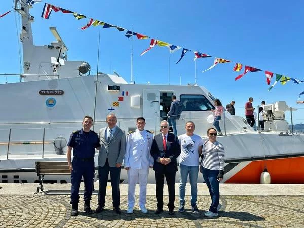 TCSG-313, bugün 17.00’a kadar Bandırma Merkez İskelesi’nde halkımızın ziyaretine açık.