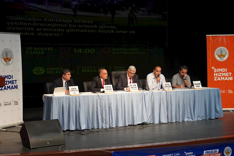 Kahta Belediyesi Eski Çarşı Kentsel Dönüşüm Bilgilendirme ve Tanıtım Toplantısı Düzenledi