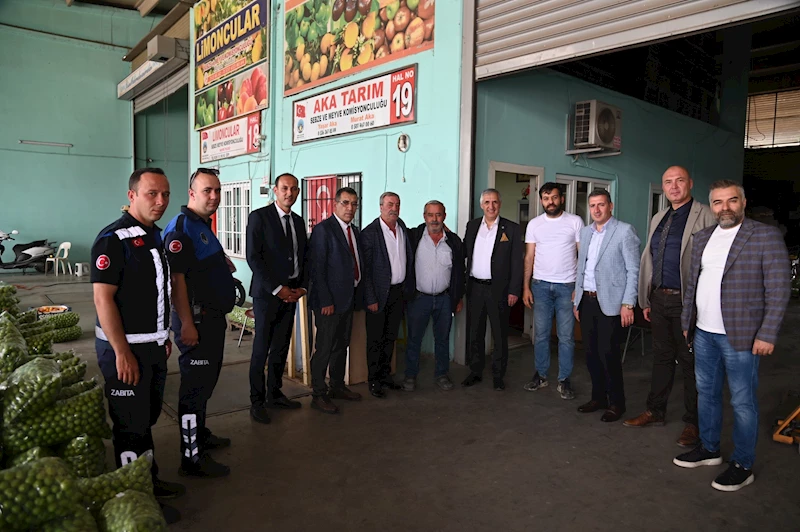 Yeni hal sezonu Turgutlu Sebze ve Meyve Hali’nde açıldı