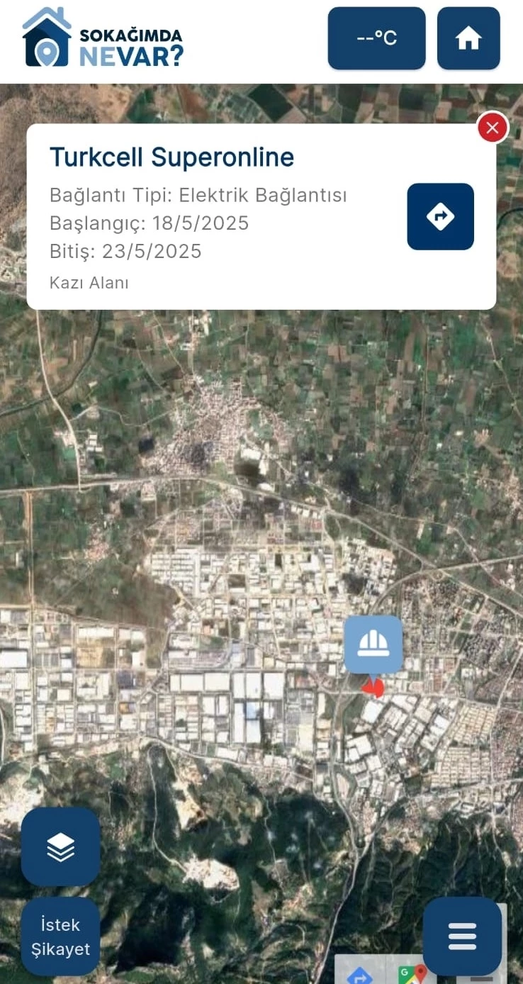 Manisa’da Altyapı Çalışmaları AYBİS ile Dijitalleşti