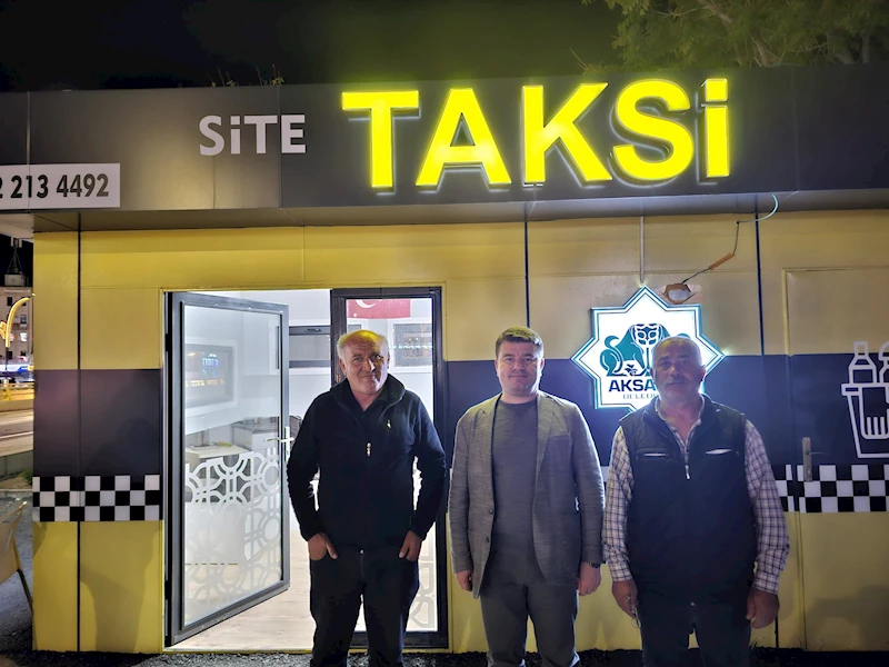 BAŞKAN DİNÇER, GECE MESAİSİNDE TAKSİCİ ESNAFIYLA BULUŞTU