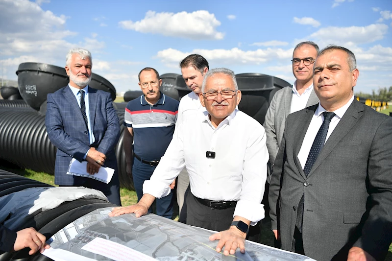 Başkan Büyükkılıç’tan 80 Milyon TL’lik Kanalizasyon Altyapı Çalışmalarına İnceleme
