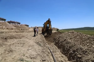 DİSKİ, Hani’de 370 konutluk TOKİ’nin su sorununu çözüyor