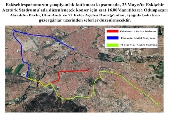 BÜYÜKŞEHİR ES ES’İN ŞAMPİYONLUK KUTLAMASI İÇİN OTOBÜS KALDIRACAK
