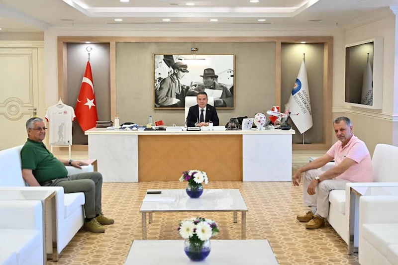 Başkan Topaloğlu’ndan ABB Başkanı Böcek’e ziyaret