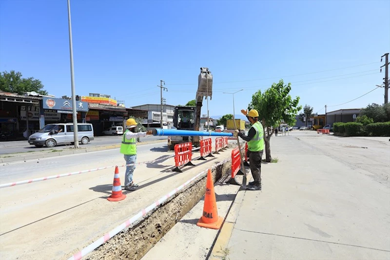 Büyükşehir DESKİ’den Sümer’e 6 bin 600 metre içme suyu hattı