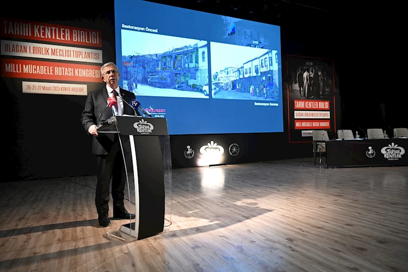 MANSUR YAVAŞ KONYA’DA “MİLLİ MÜCADELE ROTASI KONGRESİ”NE KATILDI