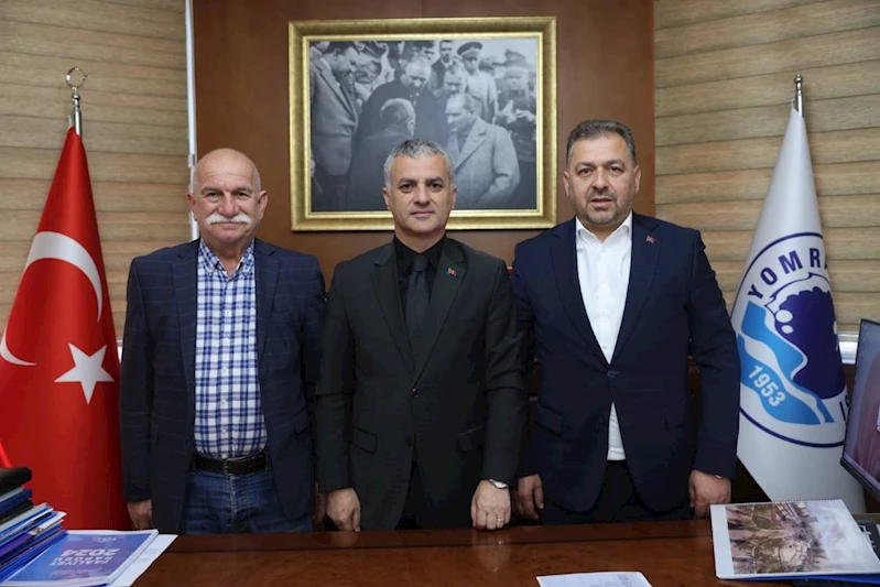 TRABZON BAKKALLAR VE SEBZECİLER ESNAF ODASI YÖNETİMİ BAŞKANIMIZI MAKAMINDA ZİYARET ETTİ