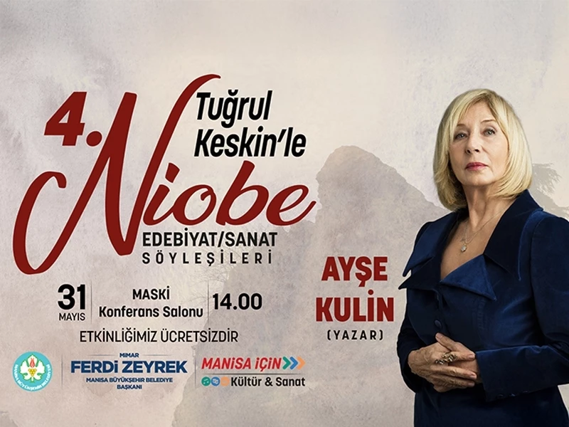 Niobe Edebiyat Söyleşileri Ayşe Kulin’i Ağırlayacak