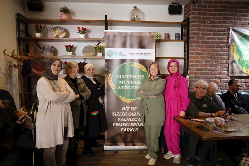 GLÜTENSİZ MUTFAK ATÖLYESİ’NDE DÜNYA ÇÖLYAK GÜNÜ’NE ÖZEL YÖRESEL TATLI YAPILDI