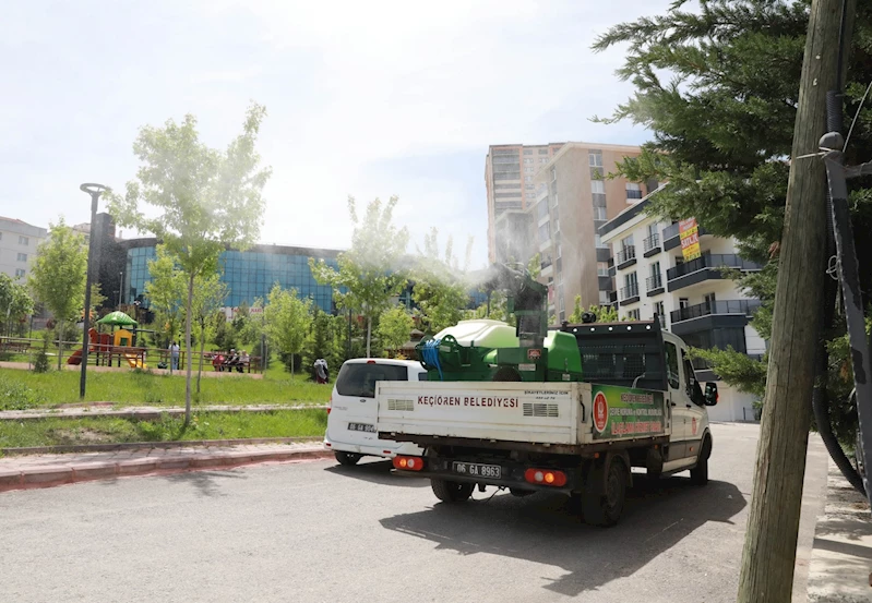 Keçiören’de ilaçlama çalışmaları hızlandı