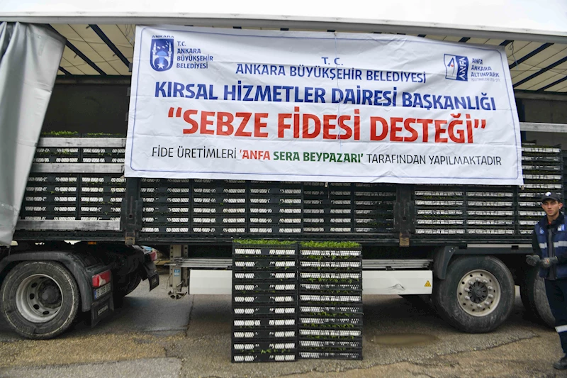 ANKARA BÜYÜKŞEHİR BELEDİYESİ’NİN KIRSALA DESTEKLERİ SÜRÜYOR