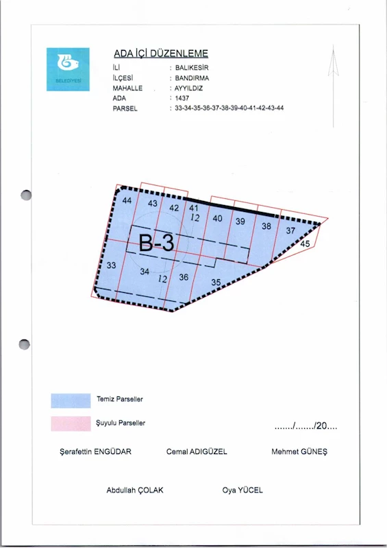 Ayyıldız Mahallesi 1437 Ada İçi Düzenlemesi