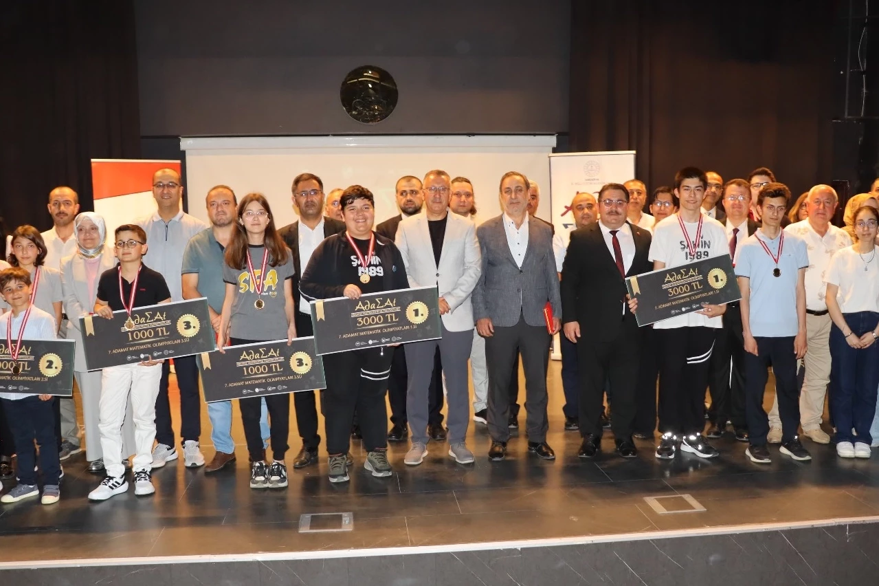 7. Adamat Matematik Olimpiyatları ödül töreni düzenlendi