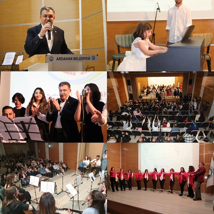 ARDAHAN BELEDİYESİ NURİ VATAN KÜLTÜR MERKEZİ’NİN YILSONU GÖSTERİLERİNE YOĞUN İLGİ