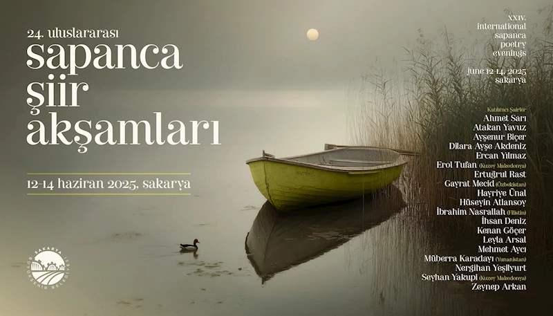 Uluslararası festival Sakarya’da 24’üncü kez ‘şiirle’ ruha dokunacak: Büyükşehir takvimi açıkladı