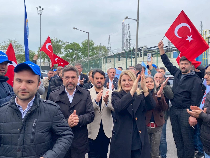 FATMA BAŞKAN’DAN EMEKÇİLERE DESTEK; “HAKLARINIZI ALANA KADAR YANINIZDAYIZ”