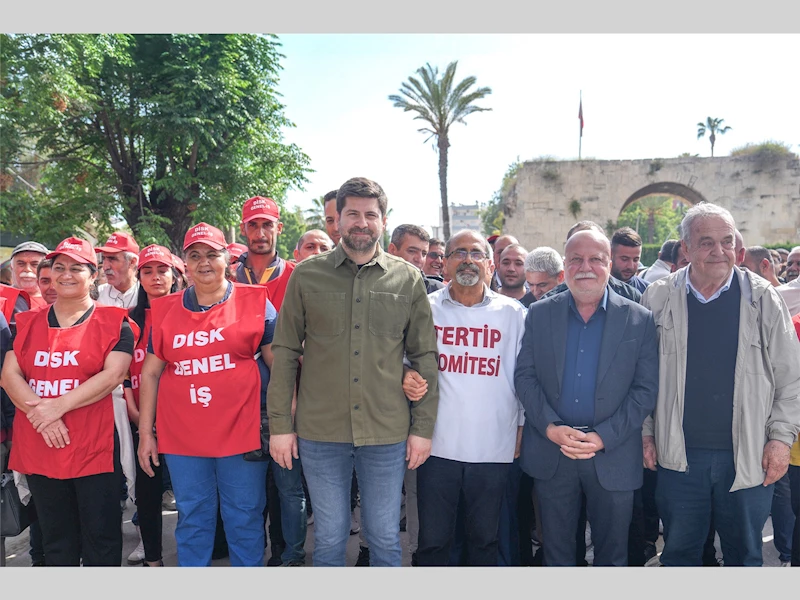 TARSUS’TA 1 MAYIS COŞKUSU MEYDANLARA TAŞTI