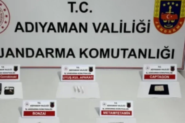 Adıyaman’da uyuşturucu operasyonu: 15 gözaltı