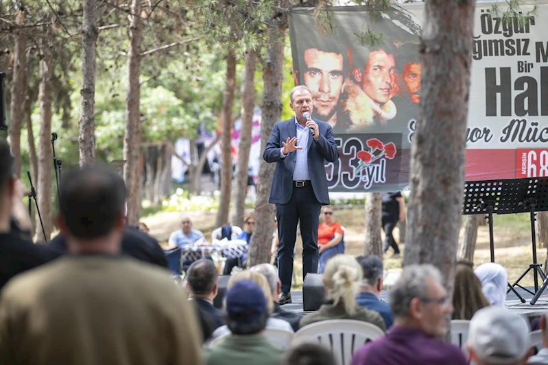 Üç Fidan, İdam Edilişlerinin 53. Yılında Mersin’de Anıldı