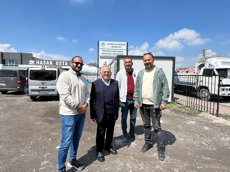 Başkan Büyükkılıç’tan Anbar’da, Hayırsever İş Birliği ile Yükselen Cami İnşaatına İnceleme