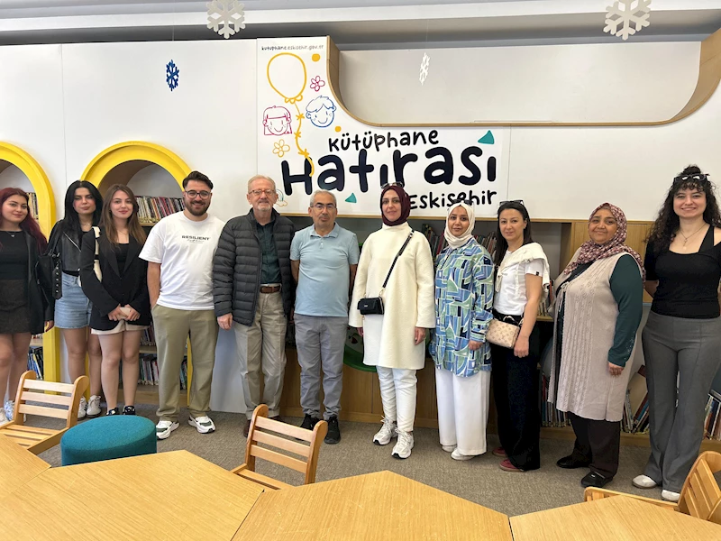 Mamak Belediyesi Kütüphanelerinden Eskişehir İl Halk Kütüphanesi’ne Mesleki Eğitim Ziyareti