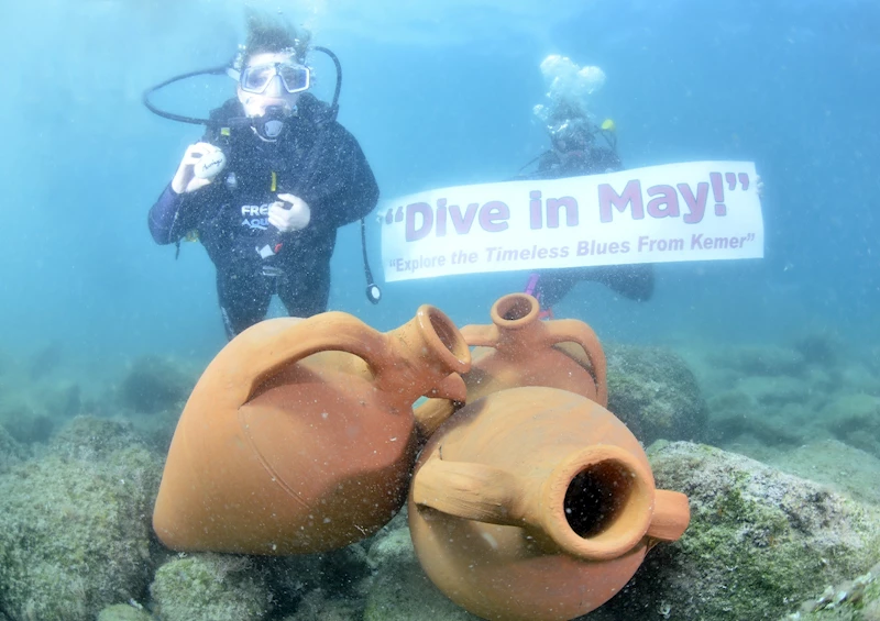 Kemer’de Hıdırellez Dalışı yapıldı
