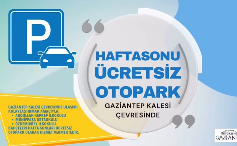 GAZİANTEP BÜYÜKŞEHİR’DEN TARİHİ BÖLGEDE OTOPARK SORUNUNA PRATİK ÇÖZÜM