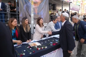 Eş Başkan Bucak, Önder’in taziyesini ziyaret etti