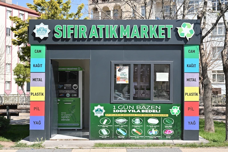 AKSARAY BELEDİYESİ SIFIR ATIK MARKET YOĞUN İLGİ GÖRÜYOR