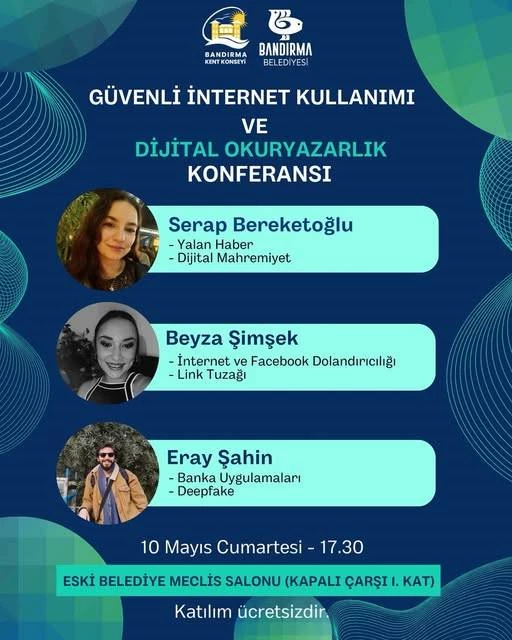 Güvenli İnternet Kullanımı ve Dijital Okuryazarlık Konferansı